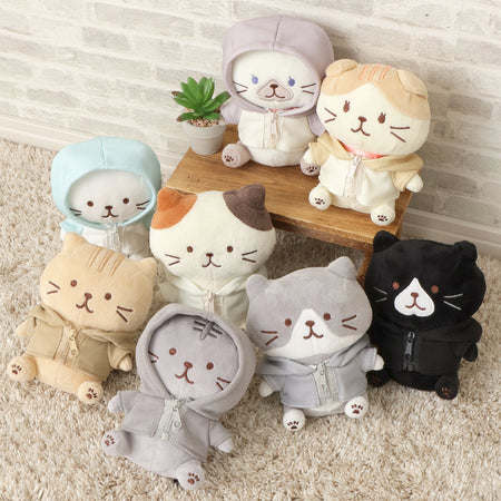 ふくふくにゃんこ 着せ替えにゃんこパーカー